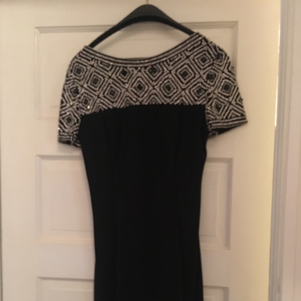 Rhinestone dress.